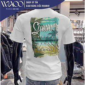 Áo Thun Nam, Có Bigsize Từ S Đến 8XL, Vải Cotton Cao Cấp, Mặc Mịn Thoáng Mát - Thời Trang Waoo, Mẫu ATNN244