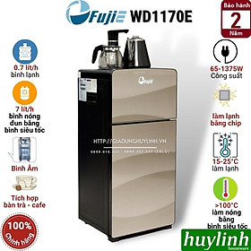Mua Cây nước nóng lạnh kết hợp bàn pha trà Fujie WD1170E - Làm lạnh bằng chip - Hàng chính hãng