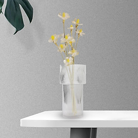 Minimalism Flower Vase, Creative Terrarium Collectible Ornament Flowers Pot for Home Decor Dining Room Table Centerpieces Bookshelf Bouquet