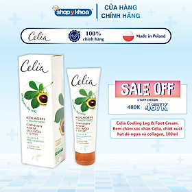 Kem chăm sóc chân Celia, chiết xuất hạt dẻ ngựa và collagen - Dung tích 100ml