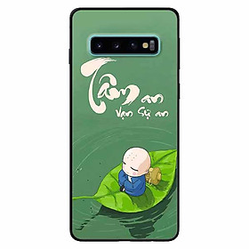 Ốp lưng dành cho Samsung S10 mẫu Tâm Chiếc Lá