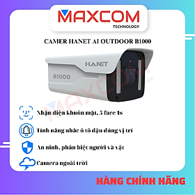 Mua Camera HANET AI Outdoor B1000 - Hàng chính hãng  nhắc ô tô đỗ sai vị trí cực hay