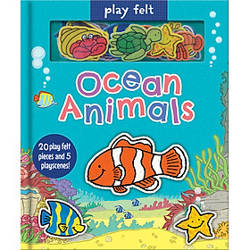 [Download Sách] Sách tương tác sticker - Những sinh vật ở đại dương – Play felt ocean animals