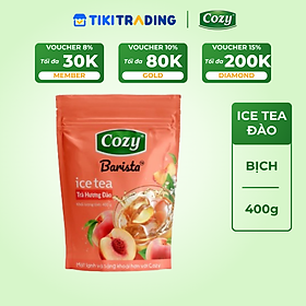 Cozy Icetea Đào 400gr Túi