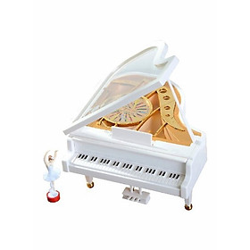 The Melody Für Elise Mechanical Music Box Piano Ballet Girl Toy 14.5 x 16 x 9 centim - Multicolour