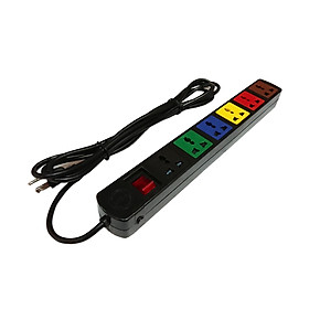 Ổ cắm kéo dài đa năng công tắc 2 cực LiOA 6DN2.33N