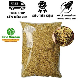 1kg vỏ trấu , vỏ thóc dùng để trộn đất, trồng rau, hoa kiểng, làm ổ cho pest tiện lợi