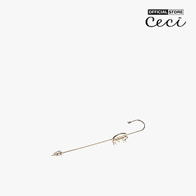 CECI - Khuyên tai nữ dạng xiên 1 bên tai cá tính CC1-04000004