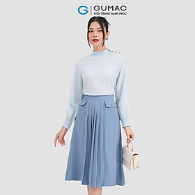 Váy đồng phục  Chân váy xếp ly màu xanh bích  Đồng Phục SCT Cần Thơ