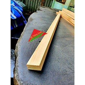 Mua Thanh gỗ thông vuông 2x4cm  dài 1m bào láng 4 mặt đẹp dùng làm khung sườn  làm xương  trang trí