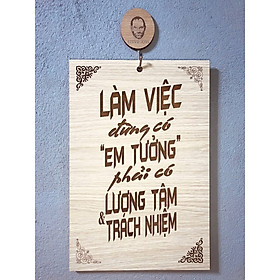 Mua Tranh Khắc Gỗ Treo Tường Tạo Động Lực Tặng Kèm Móc Dán Tường Bằng Gỗ