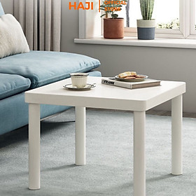 Mua Bàn trà hình vuông  bàn decor  bàn cafe chân sắt trắng kiểu dáng hàn quốc  thương hiệu HAJI - GM110