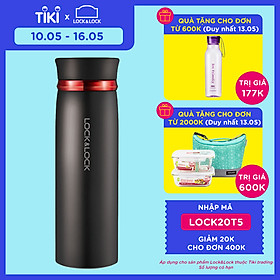 Bình Giữ Nhiệt Lock&Lock Feather Light LHC4131BKR (450ml)
