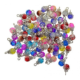 2X 50x   Beads for Jewelery Making Mixed Colors Charms Pendants DIY