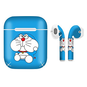 Mua Miếng dán skin chống bẩn cho tai nghe AirPods in hình Doremon - Dor013 (bản không dây 1 và 2)