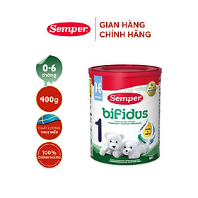 Sữa bột công thức Semper Bifidus số 1 400g