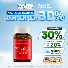 Viên Uống ANGELA GOLD Hỗ Trợ Sức Khỏe, Sắc Đẹp Và Sinh Lý Nữ