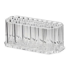 Makeup Brush Holder  Organizer Eyebrow Pencil Clear for Bathroom