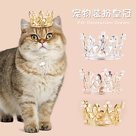 MŨ VƯƠNG MIỆN THÚ CƯNG SANG TRỌNG CHO THÚ CƯNG CHÓ MÈO