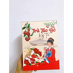 ️️ TRÀ TÁO ĐỎ KỶ TỬ ĐƯỜNG NÂU HỘP 500GR