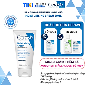 Kem dưỡng ẩm dành cho da khô CeraVe Moisturising Cream 50ml