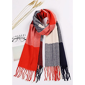 Khăn choàng nữ thời trang họa tiết caro-002