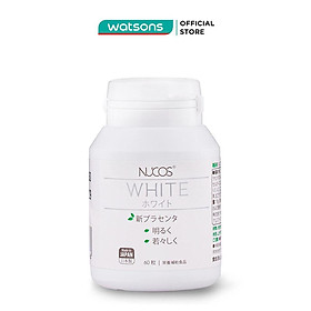 Thực Phẩm Bảo Vệ Sức Khỏe Nucos White New Placenta Sáng Da & Giảm Thâm Nám 60 Viên
