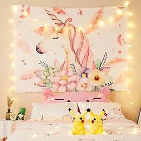 Mua Thảm treo tường trang trí phòng ngủ Tranh vải vintage 150x130CM - THIÊN NHIÊN ( TẶNG MÓC