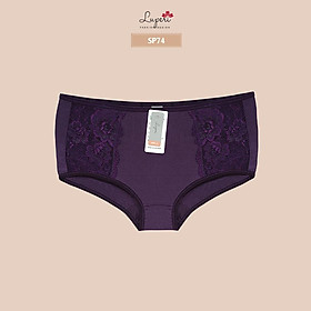 Quần Lót Nữ Cotton Cạp Vừa LUPERI LU3QL74 Nâng Mông Phối Ren Cao Cấp Kháng Khuẩn, Khử Mùi, Thoáng Khí