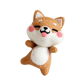 DIY Animal Hamster Felting Kit Handmade Needlefelted Kit For Beginner