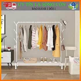 Mua Giá kệ treo áo quần tiện ích chữ U có một phần để giày dép thông minh