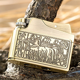 Mua Vỏ Hộp Quẹt Bật Lửa xăng bấc đá Jobon ZB-615 thiết kế đẹp độc lạ nhiều họa tiết (giao màu ngẫu nhiên)