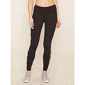 Quần Tập Legging Nữ FOREVER21 ACTIVE CRISSCROSS-SIDE - SIZE S
