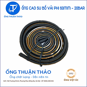 Mua Ống Cao Su Bố Vải KT Phi 60MM  cuôn 20 mét Nhập Khẩu - Loại nhẹ & Siêu bền - Ống Xối  Thuận Thảo