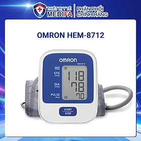 Máy đo huyết áp bắp tay Omron Hem 8712 | Thương Hiệu Nhật Bản - Công Nghệ Intellisense Tự Động