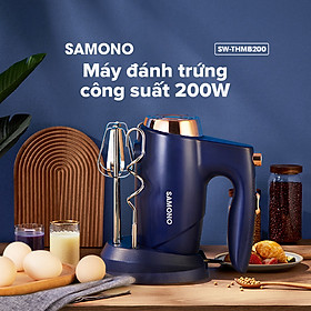 Máy đánh trứng SAMONO SW-THMB200 công suất 200W 5 tốc độ đánh - Hàng chính hãng