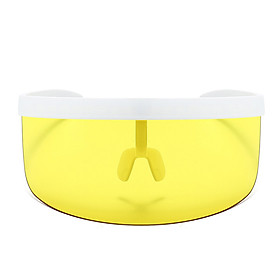 Half Face Mask Sun Protection Goggles Large Mirror Sun Glasses Half Face Shield Guard Protector Sun Glasses UV Outdoor