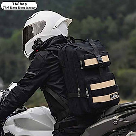 Balo Du Lịch Xbags Hike XB 1003 - Balo Phượt Chuyên Dụng Cỡ Lớn, Vải Chống Nước Bền Bỉ, Có Đệm Lưng Trợ Lực, Nhiều Ngăn Tiện Lợi