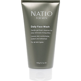 Gel Rửa Mặt Hàng Ngày Cho Nam Natio For Men Daily Face Wash 150g