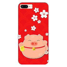 Ốp lưng dẻo cho điện thoại Apple iPhone 8 Plus_Cute Pig 02