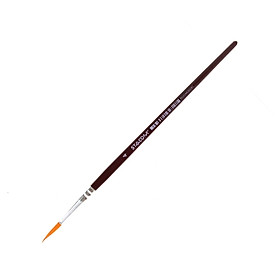 Cọ Vẽ Màu Nước Học Sinh Đầu Tròn Số 4 - Stacom BPS-S-4R - Màu Nâu