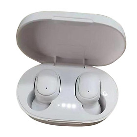 Headset Bluetooth5.0 Earphone Headphone Stereo Earbuds - Option 3-A6S White