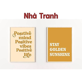 Mua SET TRANH TREO TƯỜNG QUOTES Ý NGHĨA