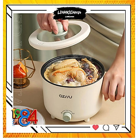 Mua Nồi Lẩu 1 Người  Nồi Hấp Mini Đa Năng 2 Nấc Nhiệt Kèm Giá Hấp Có Tay Cầm Tiện Dụng Dung Tích 1.8L