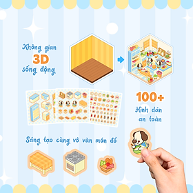 Sách 600+ Sticker 3D Cho Bé - Sweet Home (Chọn lẻ)