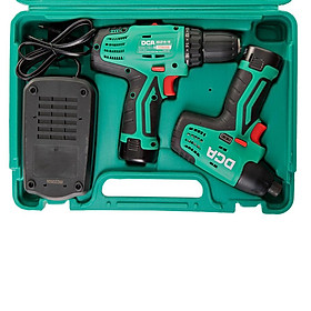 Mua BỘ COMBO MÁY KHOAN VÀ MÁY SIẾT VÍT DÙNG PIN DCA ADKIT01EK - HÀNG CHÍNH HÃNG