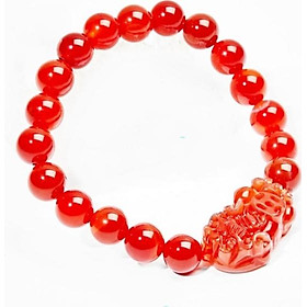 Vòng tay tỳ hưu đá chalcedony s8