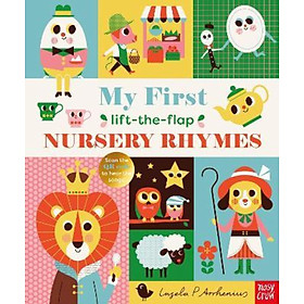 Hình ảnh Sách - My First Lift-The-Flap Nursery Rhymes by Ingela P Arrhenius (UK edition, paperback)