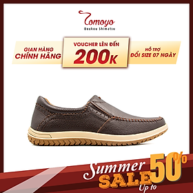 Giày Lười Nam Da Nubuck Tomoyo TMN22602