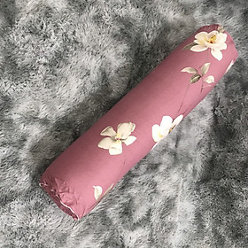 GỐI ÔM NGƯỜI LỚN COTTONG 100% HOA TRÀ HỒNG - TẶNG KEM 1 VÒNG TAY HUYẾT LONG PHONG THỦY